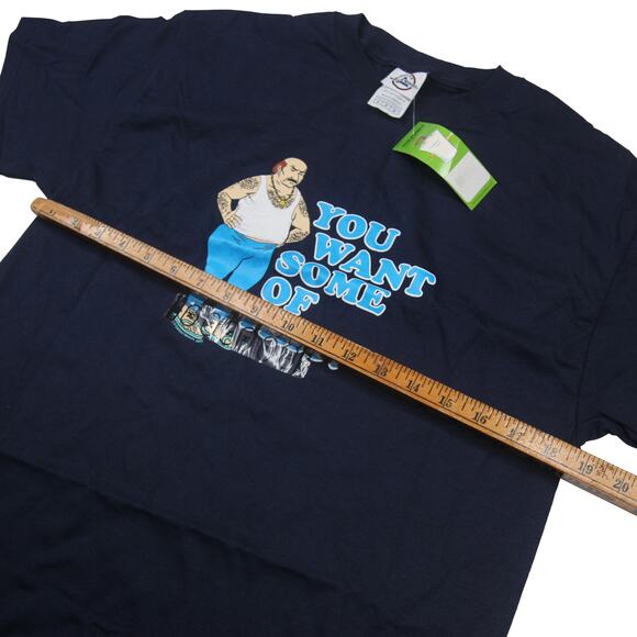 Vintage NWT Adult Swim Aqua Teen Hunger Force Carl Graphic T Shirt - Picture 5 of 6